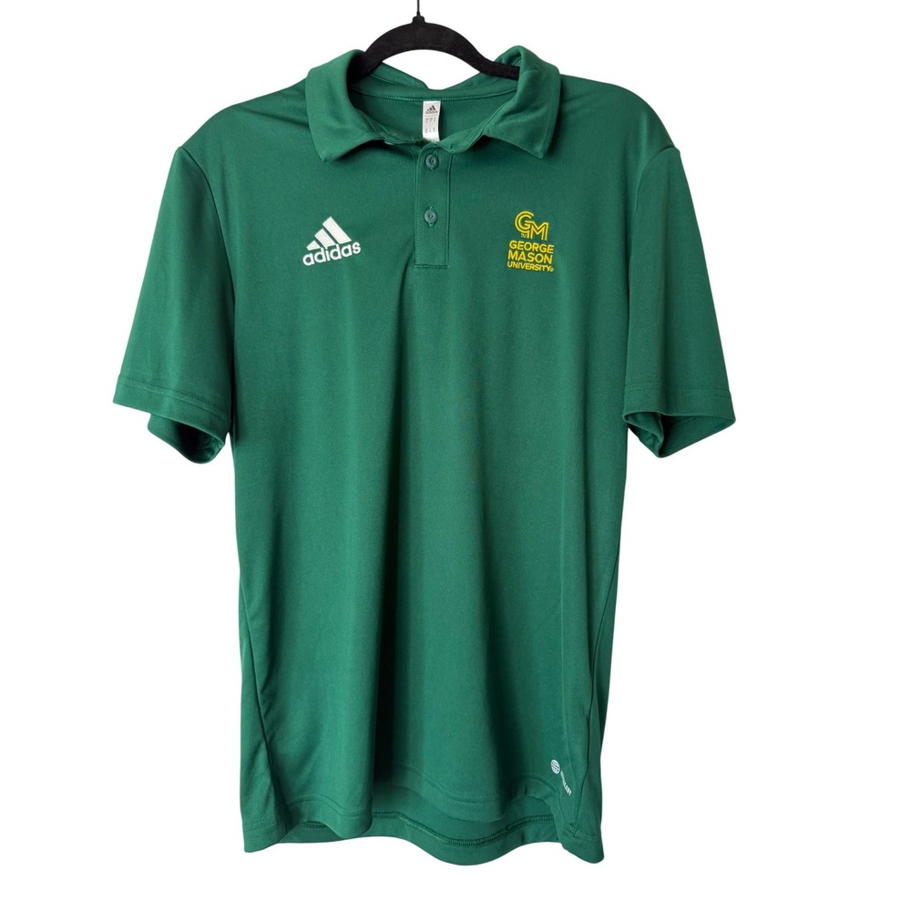 Adidas Entrada 22 Polo George Mason University Men's Small Green NCAA Collegiate